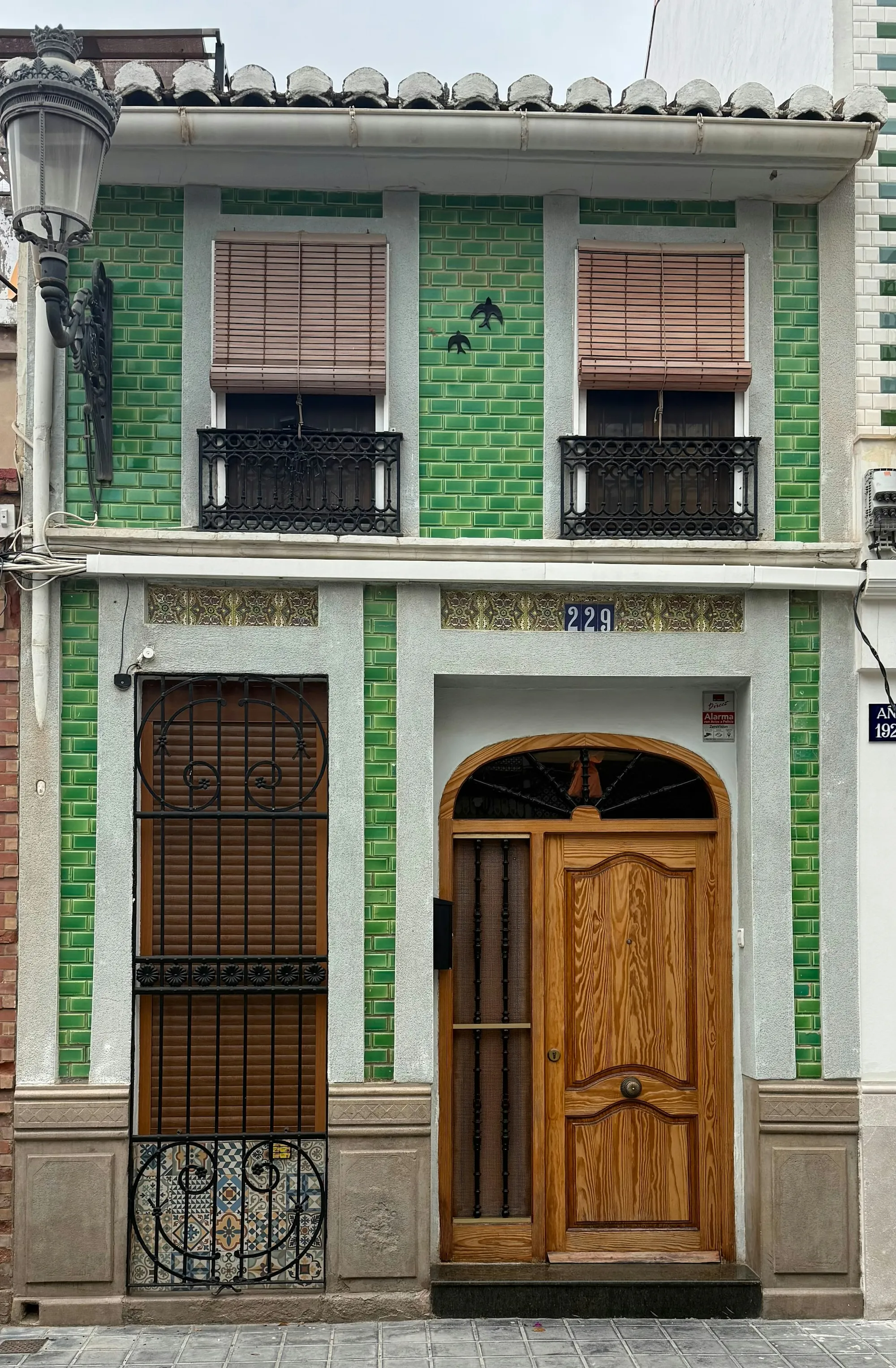Les façades en céramique du Cabanyal